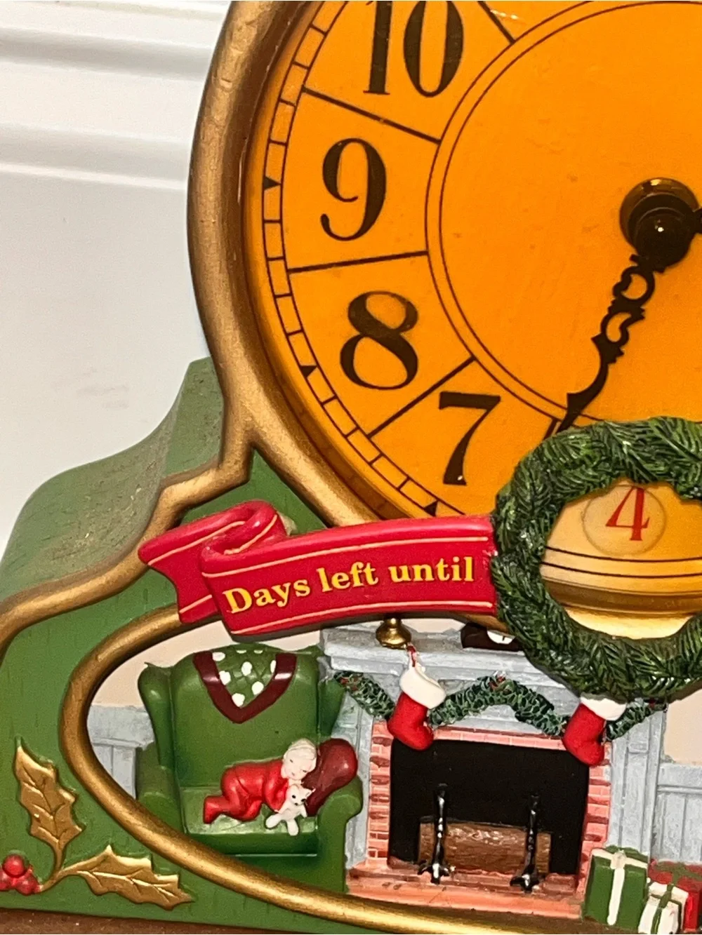 AVON 2007 ADVENT CLOCK: Musical Lights • Countdown Days Left Until Christmas